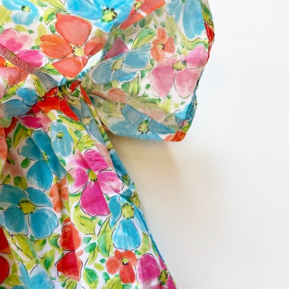 Lands End Summer Floral Off The Shoulder Dress | 5/6 - Picture 3 of 6